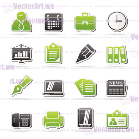 Business and Office Icons  - vector icon set