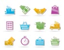 Shipping and logistic icons - vector icon set
