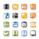 Simple Business and Internet Icons - Vector Icon Set