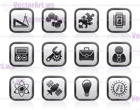 Science and Research Icons - Vector Icon set