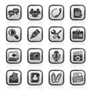 Chat Application and communication Icons - vector icon set