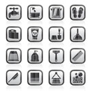 Bathroom and Personal Care icons- vector icon set 1