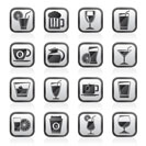 drinks and beverages icons  -vector icon set