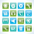 Music and sound Icons Vector Icon Set
