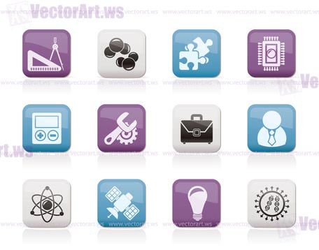 Science and Research Icons - Vector Icon set