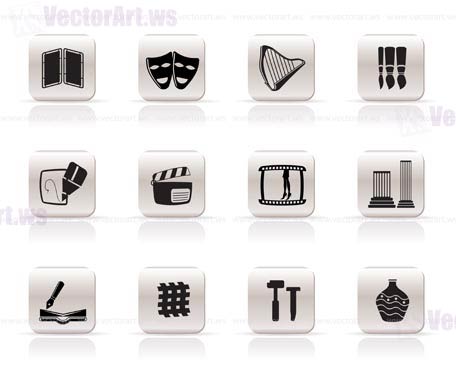 Art Icons - Vector Icon Set