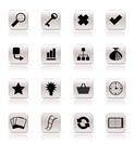 Simple Internet and Web Site Icons - Vector Icon Set
