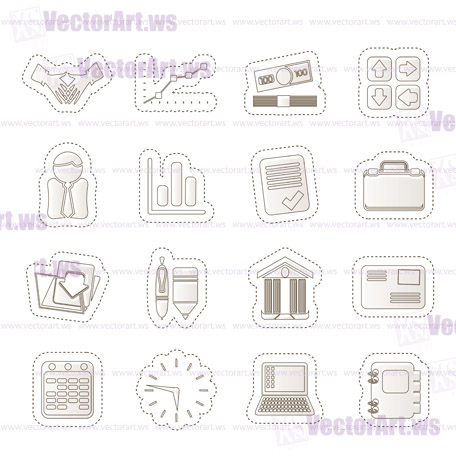 Business and Office icons - Vector Icon Set