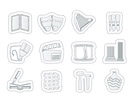 different kind of Arts Icons - Vector Icon Set