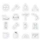 Tourism and Holiday icons - Vector Icon Set
