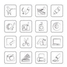 Graphic and web design icons - vector icon set