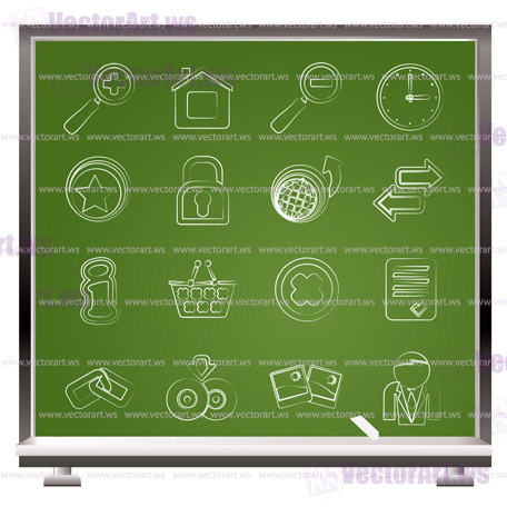 Web Site and Internet icons - vector icon set
