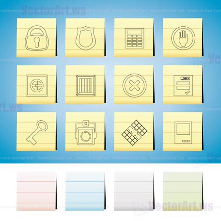 Security and Business icons - vector  icon set
