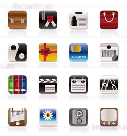 Business and Internet Icons - Vector Icon Set