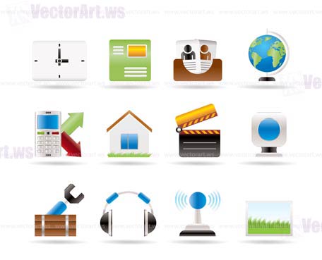 news icon vector. icon 3 - Mobile phone and