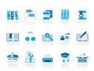 Library and books Icons - vector icon set