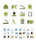 Print industry Icons - Vector icon set  - 3 colors included