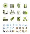Computer and website icons - vector icon set - 3 colors included