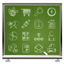 Web Site, Internet and computer Icons - vector icon set