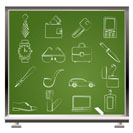 man Accessories icons and objects- vector illustration