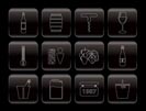 Wine Icons - Vector Icon Set