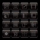 Business, Office and Mobile phone icons - Vector Icon Set