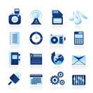 Phone Performance, Internet and Office Icons - Vector Icon Set