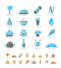 shop, food and drink icons - vector icon set 2