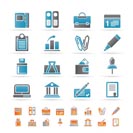 Business, Office and Finance Icons - Vector Icon Set