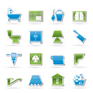 Construction and building equipment Icons - vector icon set 2