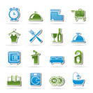 Hotel and motel icons - Vector icon Set