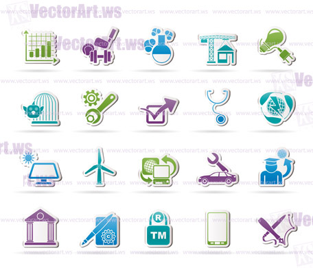 Internet and Website Portal icons - vector icon set