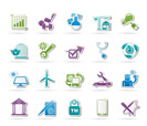 Internet and Website Portal icons - vector icon set