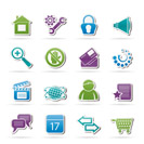 Website and internet icons - vector icon set