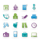 Business and office icons - vector icon set