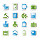 Business, Office and Finance Icons - Vector Icon Set