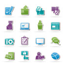 Voting and elections icons - vector icon set