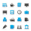 Business and office icons - vector icon set