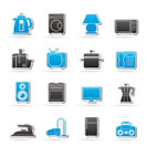 home equipment icons - vector icon set