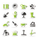 Wireless and communications icons - vector icon set