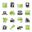 kitchen appliances  and equipment icons - vector icon set