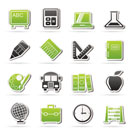 School and education icons - vector icon set