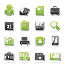 Business and office icons - vector icon set