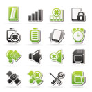 Mobile Phone sign icons - vector icon set