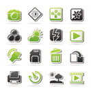 Photography and Camera Function Icons  - vector icon set