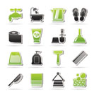 Bathroom and Personal Care icons- vector icon set 1