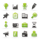 Business and office icons - vector icon set