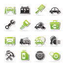 Car service maintenance icons - vector icon set