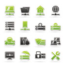 Bank, business and finance icons - vector icon set