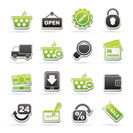 Business and office icons - vector icon set